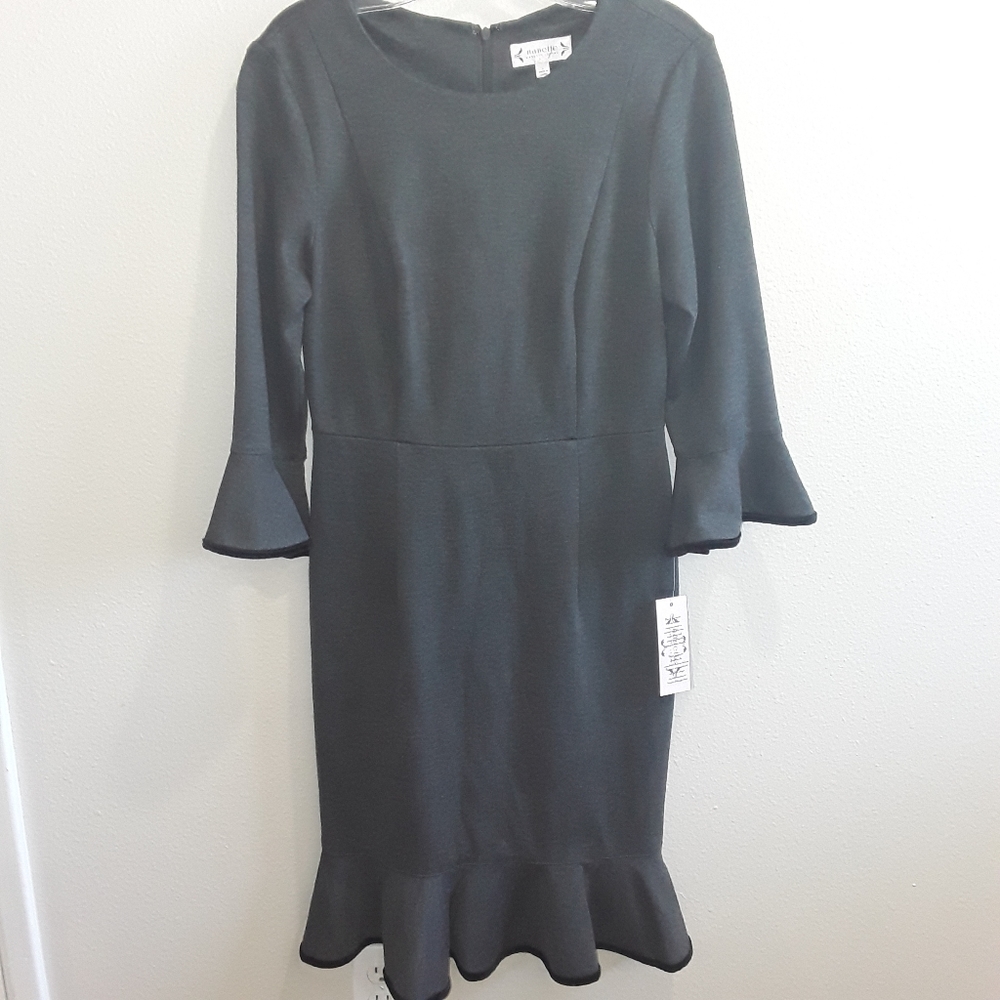 Nanette LaPore Charcoal Dress *NWT*